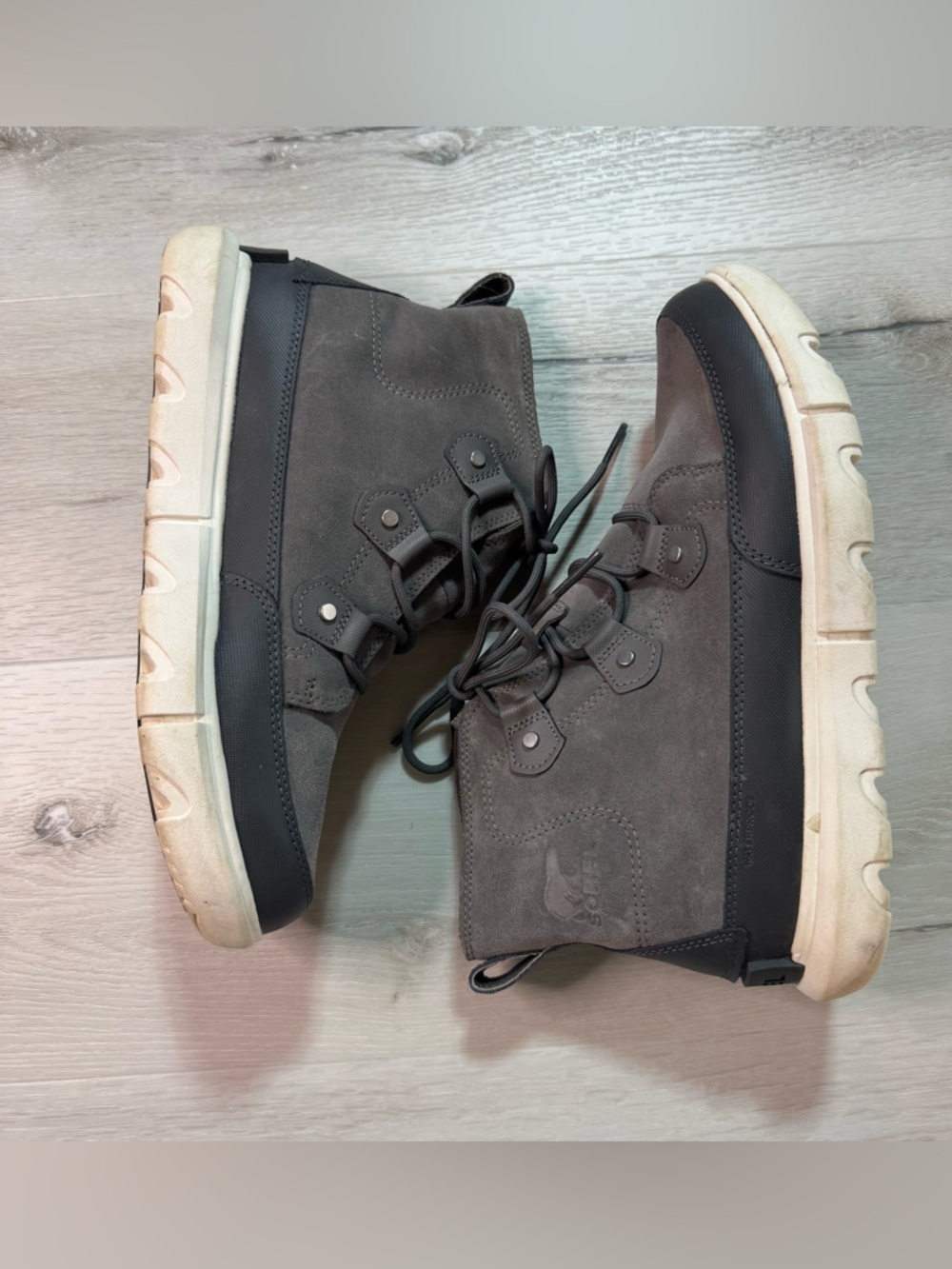 Sorel Explorer Joan II Short Unlined Bootie, Gray, Size 10